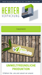 Mobile Screenshot of herter-verpackung.de